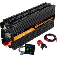 Edecoa 12V-230V Zuivere Sinus Omvormer - 3500W/7000W + controller